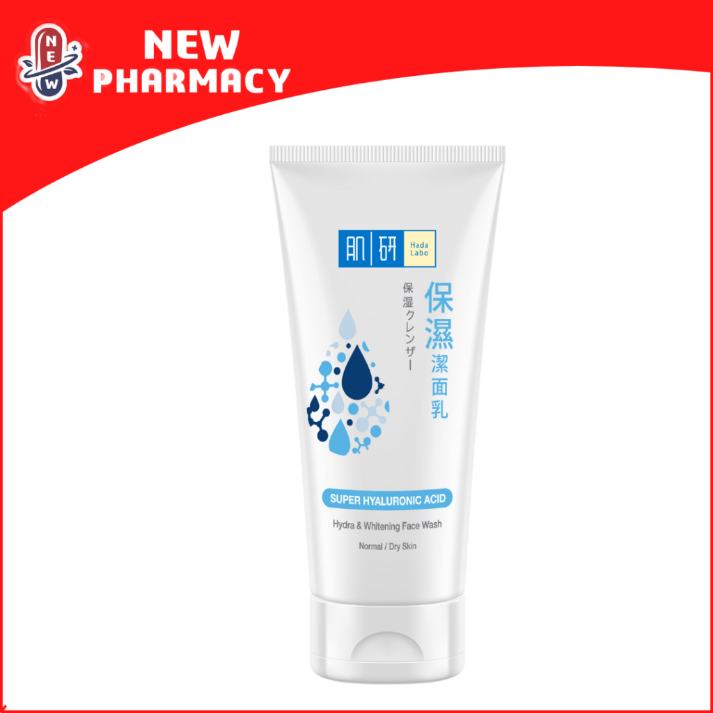 Hada Labo Hydrating & Whitening Face Wash 100g (Super Hyaluronic Acid