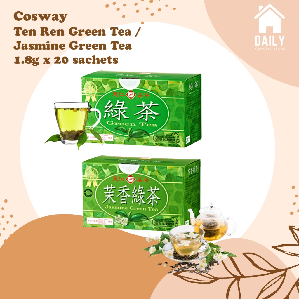 Cosway Ten Ren Green Tea / Ten Ren Jasmine Green Tea (1.8gx20 sachets ...