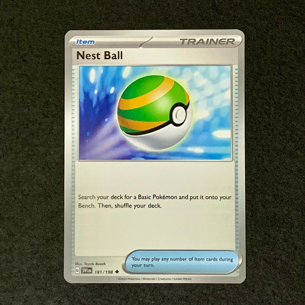 Pokemon TCG Nest Ball [181/198] Uncommon | Item | Scarlet & Violet | G ...