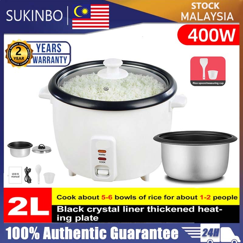 SUKINBO 2L/3L Rice Cooker Mejikom Mini Electric12 People Nonstick