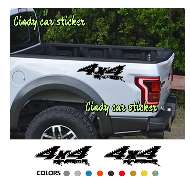 Ford Ranger Raptor Truck Graphic 4x4 Car Vinyl Film dekorasi stiker ...