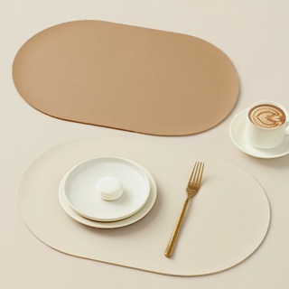 Placemats Table Leather, Placemat Pu Leather Waterproof