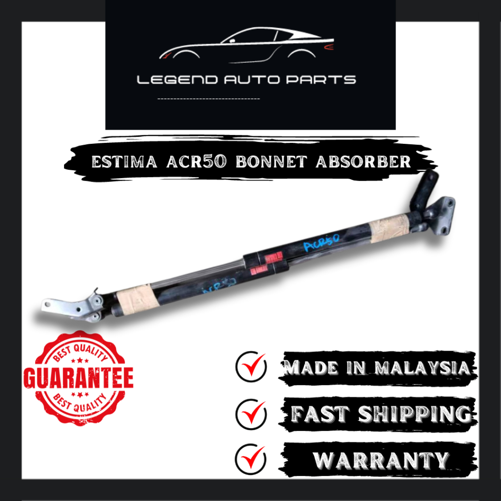 Toyota Estima ACR50 GSR50 Rear Bonnet Damper Set / Rear Boot Hood ...