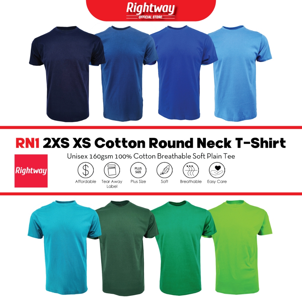 rightway-2xs-xs-small-size-soft-cotton-round-neck-t-shirt-plain-cotton