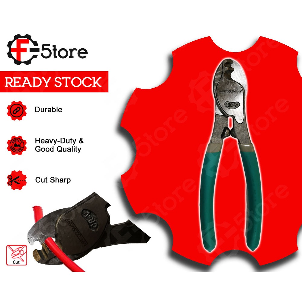 CRV MR Toolsman 6 Inch (150mm) X203 Cable Cutter Heavy Duty Electrical