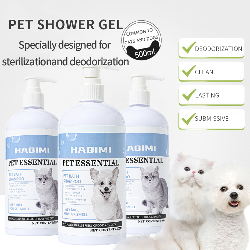 500ML Pet Shampoo With Conditioner Anti Tick and Flea Dog Shampoo Cat
