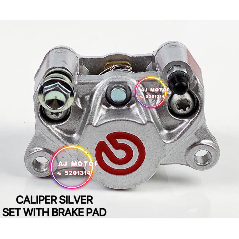 YAMAHA R25 MT25 V1 V2 V3 P34 2POT REAR CALIPER / BRACKET BRAKE BELAKANG ...