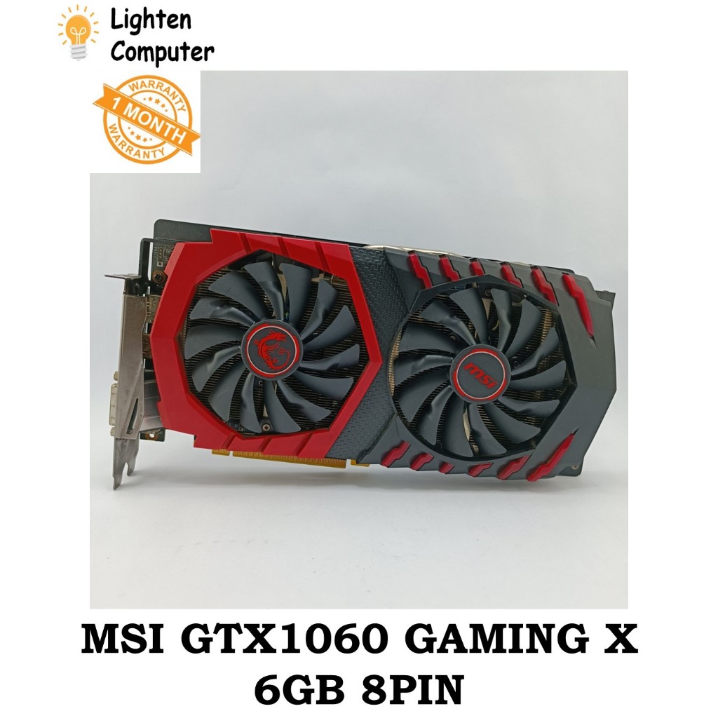 動作確認済】MIS グラフィックボードGTX 1060 GAMING X 6G DDR5 HDMI ...