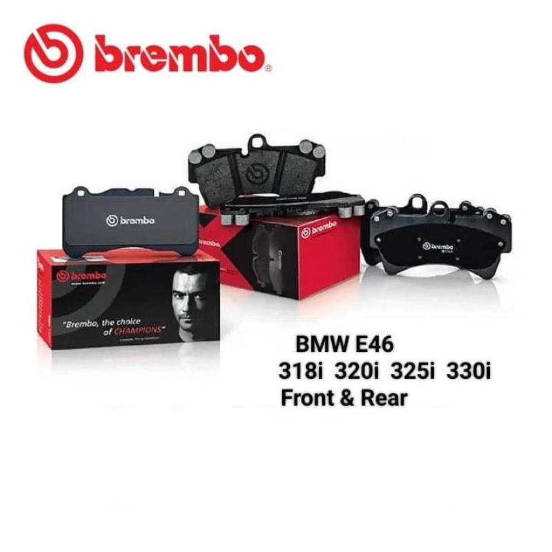 Original Brembo Brake pad Front Rear BMW 318i 320i 325i 330i E46 ...