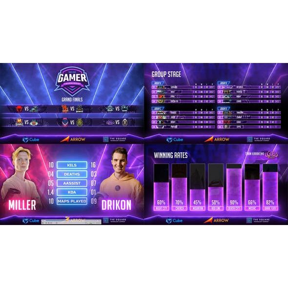 ESports Broadcast Package | After Effects Templates | We Provide ...