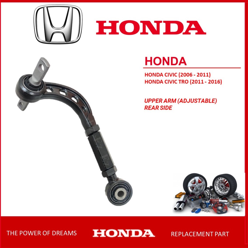 ADJUSTABLE REAR SUSPENSION ARM UPPER FOR HONDA CIVIC FD 2006-2011 SNA ...