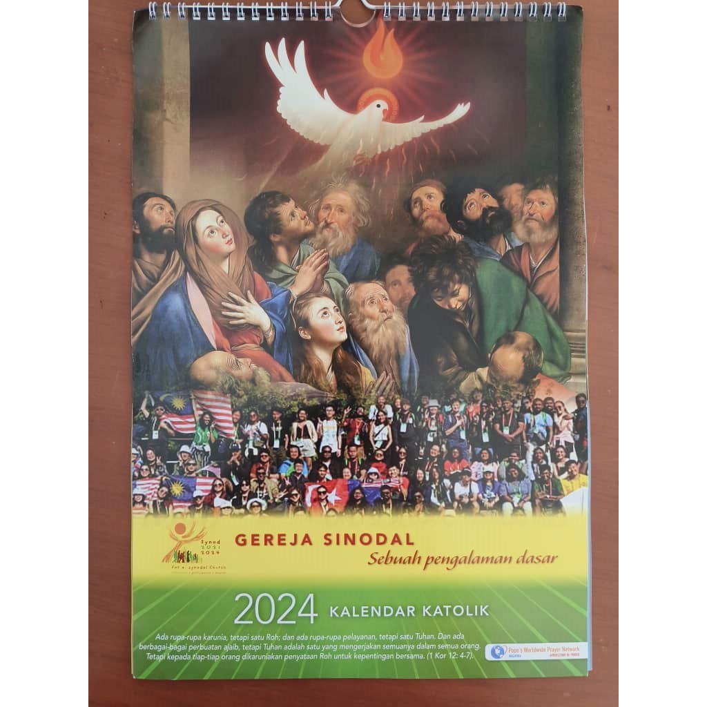 Catholic Wall Calendar 2024 BM HERALD Shopee Malaysia   My 11134207 7r98z Lo3b6s45e4700c