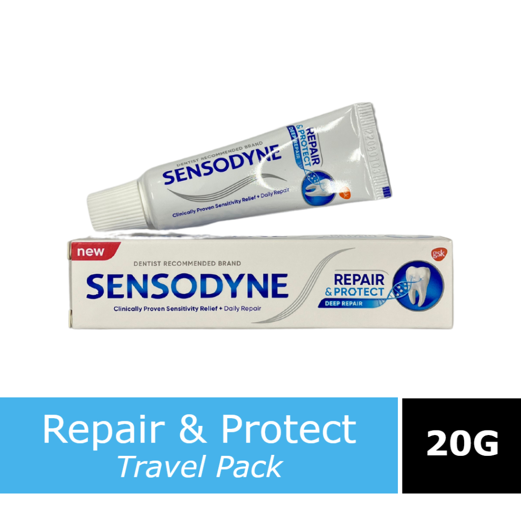 Free Shipping Sensodyne Repair And Protect 20g X 2 Twin Travel Pack