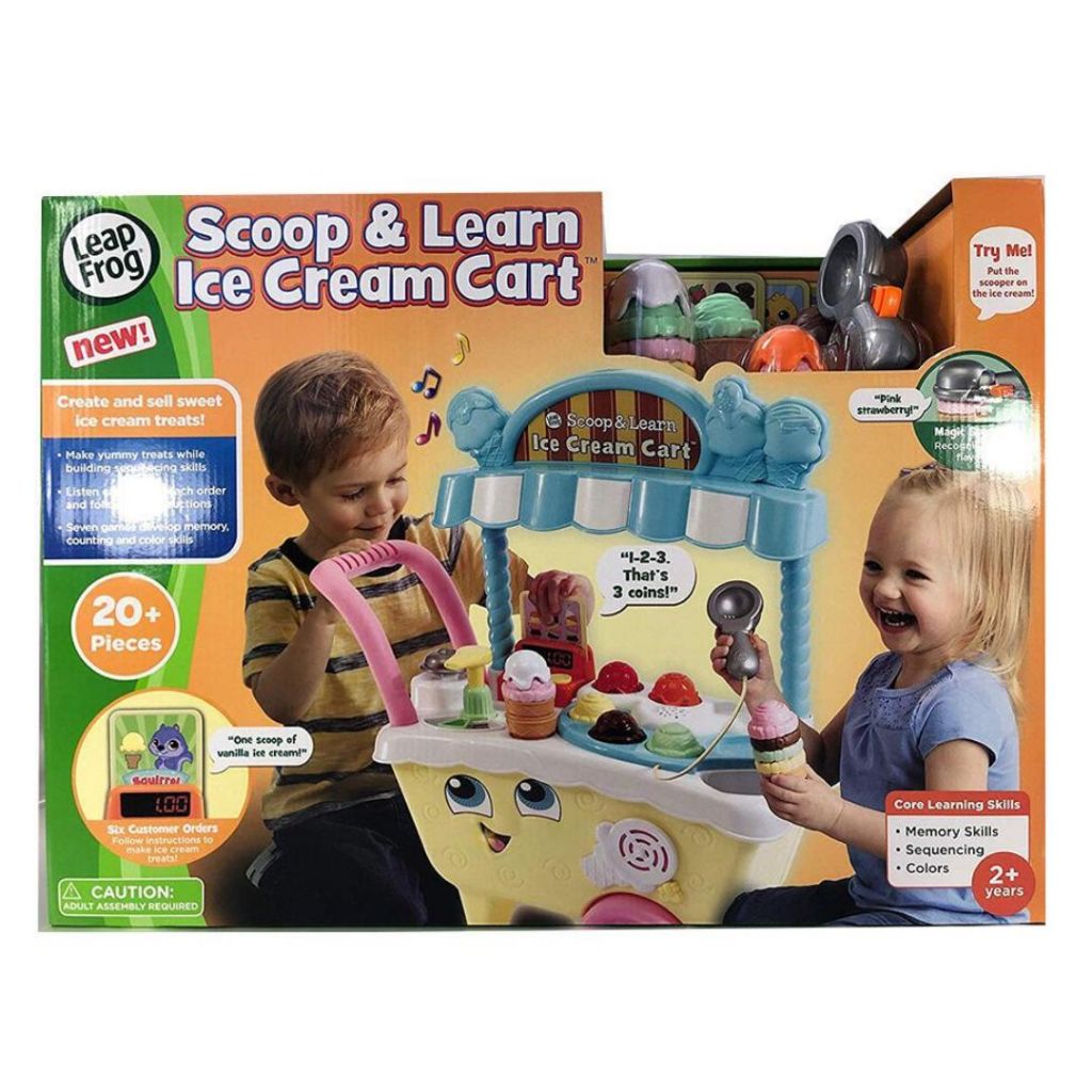 LeapFrog Scoop and Learn Ice Cream Cart (20+ Pcs) Shopee Malaysia