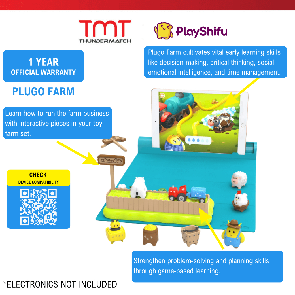 PlayShifu Early Education Plugo Series: Plugo Farm / Plugo Link / Plugo ...