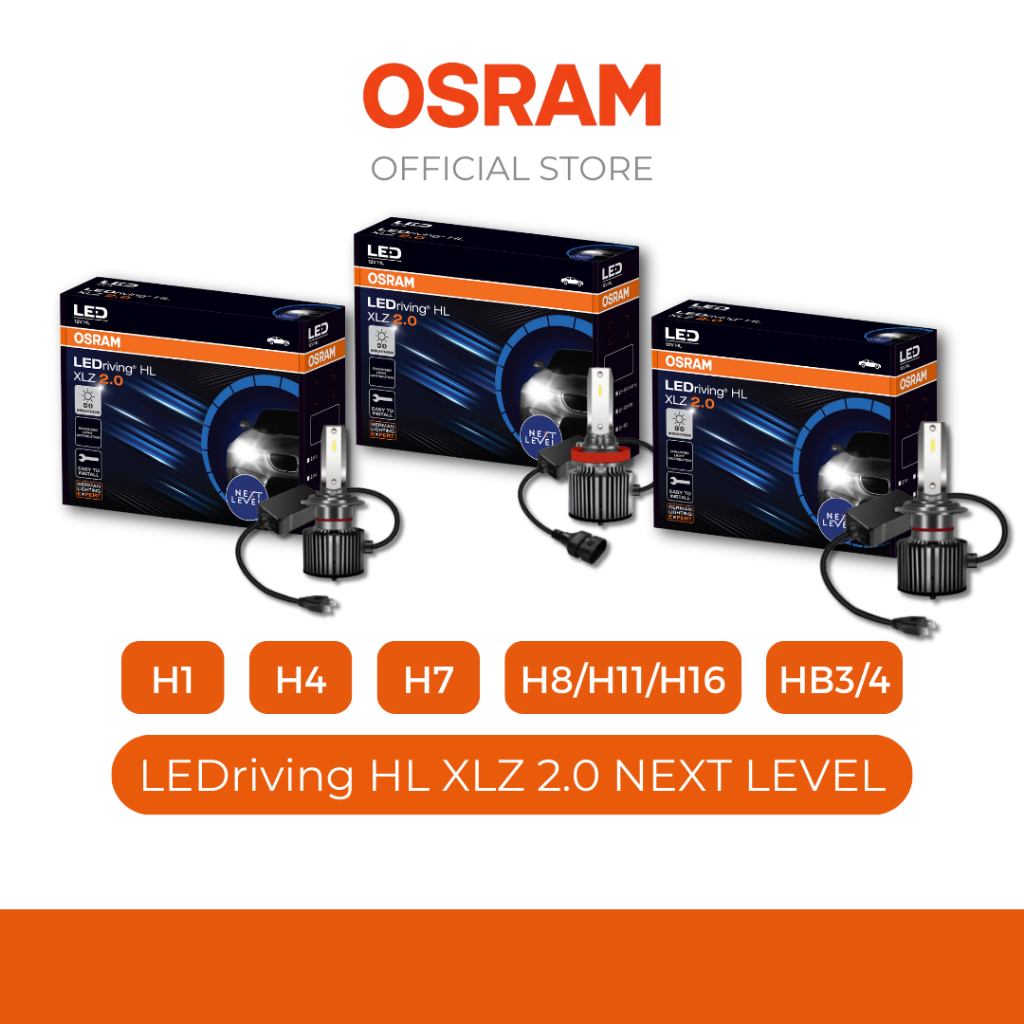 OSRAM LEDriving HL XLZ 2.0 NEXT LEVEL | LED | 1 SET (2PCs) | All Size ...