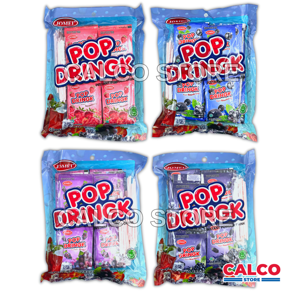 8g x 40pcs Jomei Pop Dringk Instant Powder Drink Minuman Serbuk Instan ...