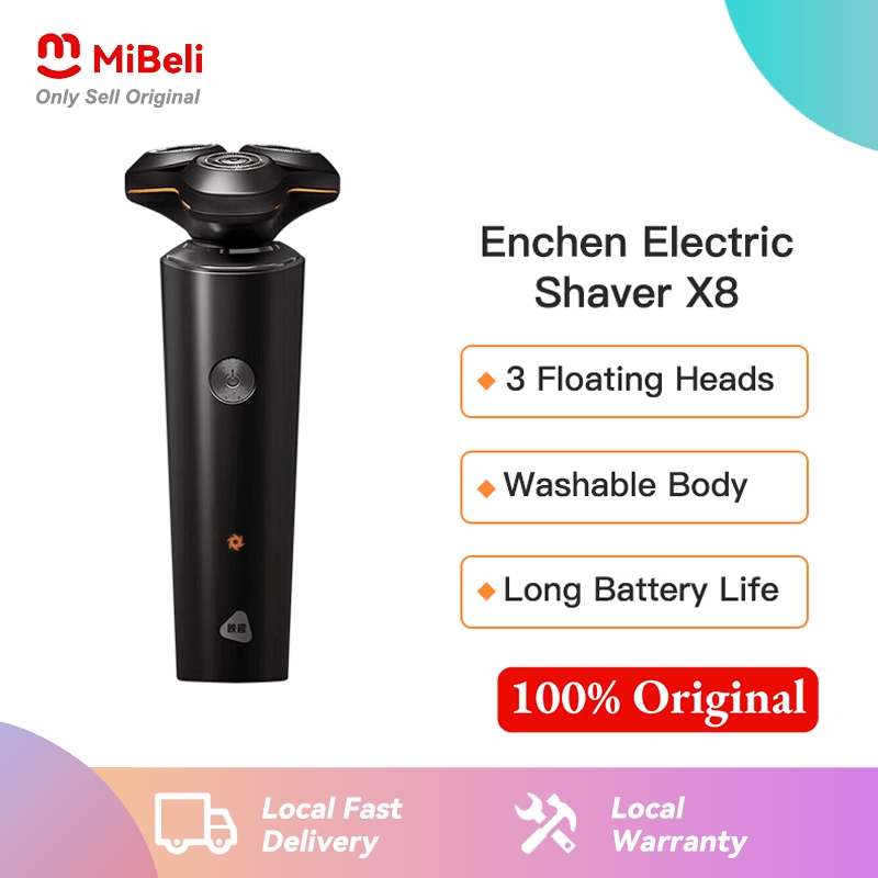 Enchen Electric Shaver X8 Man Wet and Dry Use Magnetic Cutter Head Self ...