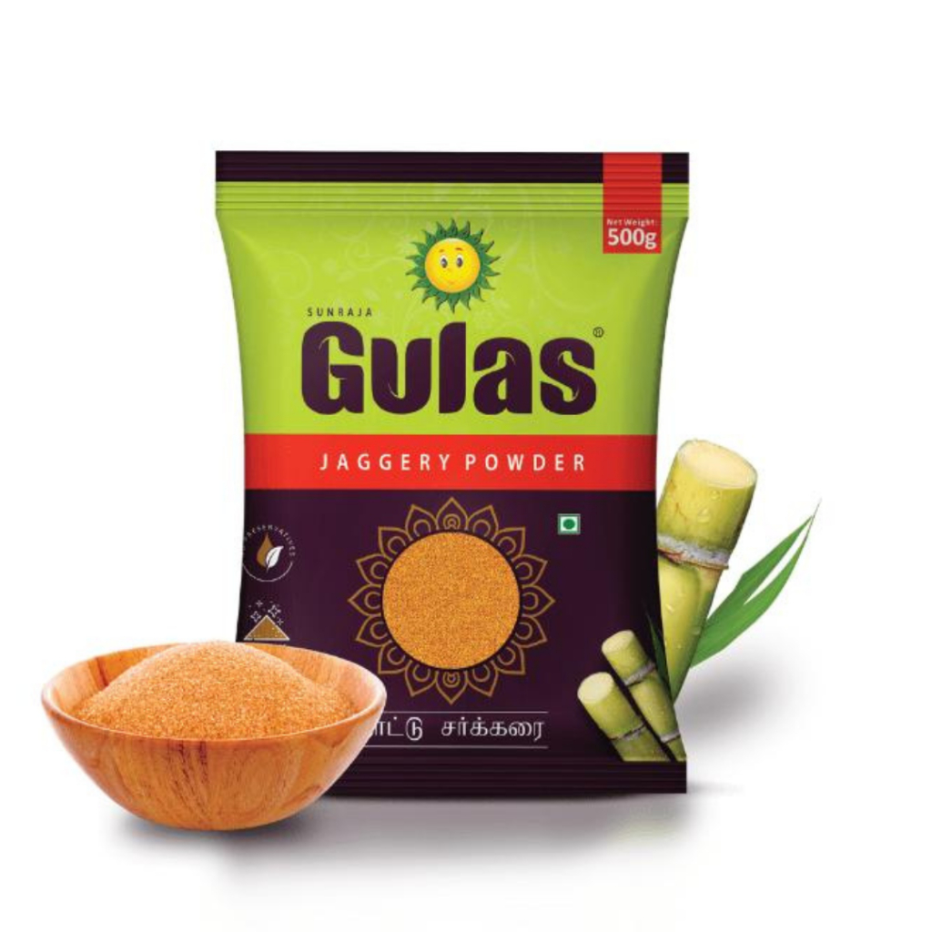 Mr. Gold - Sunraja Gulas - Jaggery Powder - Nattu Sakkarai - 500g ...