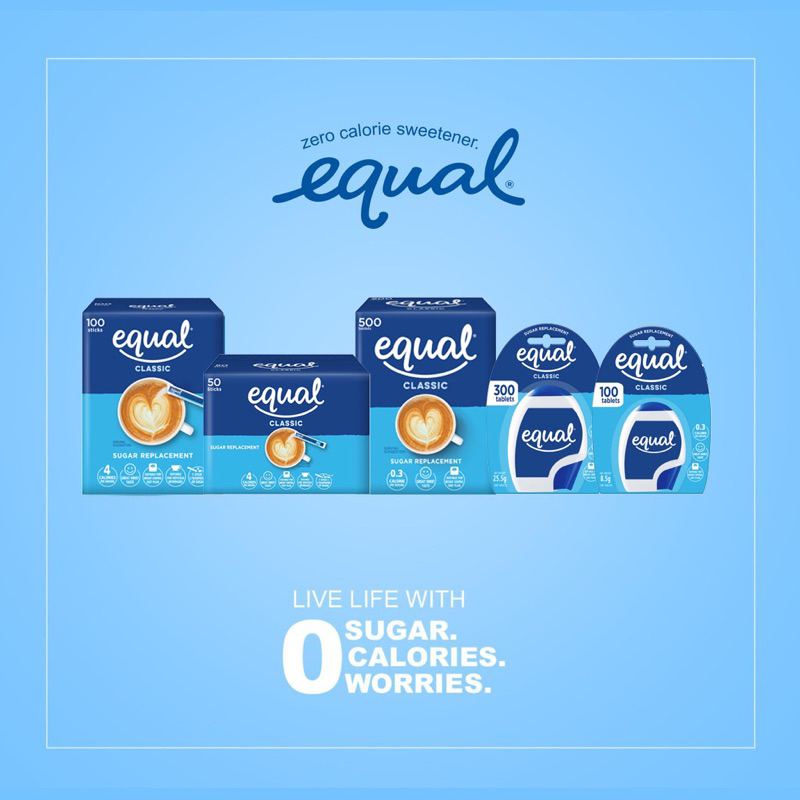 Equal Classic Sweetener Tablets Refill | Shopee Malaysia