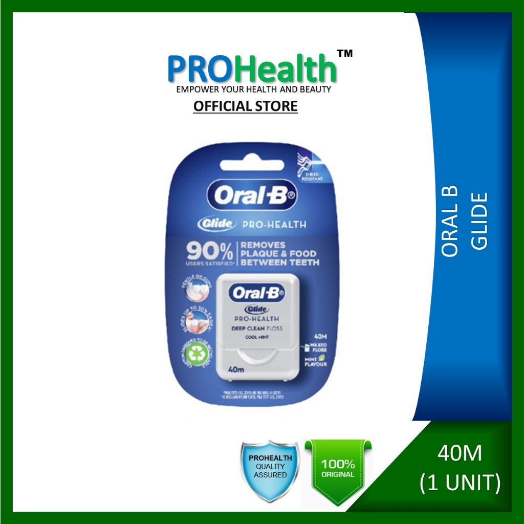 Oral-B Glide Pro-Health Deep Clean Floss (40m) MFG:01/2023 | Shopee ...