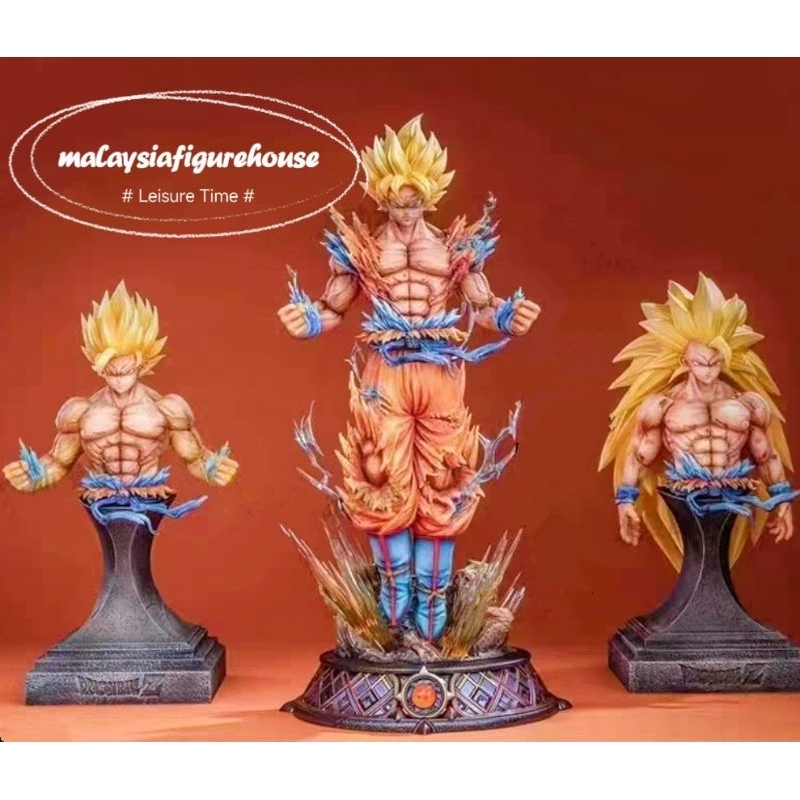 Figurine Dragon Ball Z Son Goku, modèle périphérique DBZ, ornement 32cm, Statue GK, Super Saiyan, cadeau pour enfants - 26