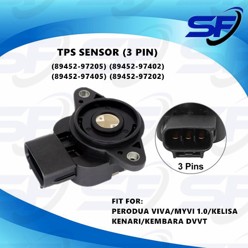 PERODUA VIVA MYVI 1.0 KELISA KENARI KEMBARA DVVT THROTTLE BODY SENSOR