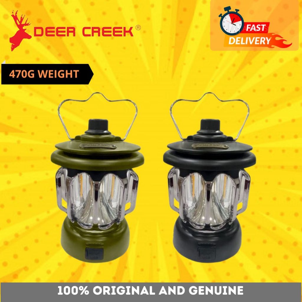 Lampe Camping Rechargeable CLICK CLK26 - LED 900 Lumens, USB, Testée Et Fonctionne