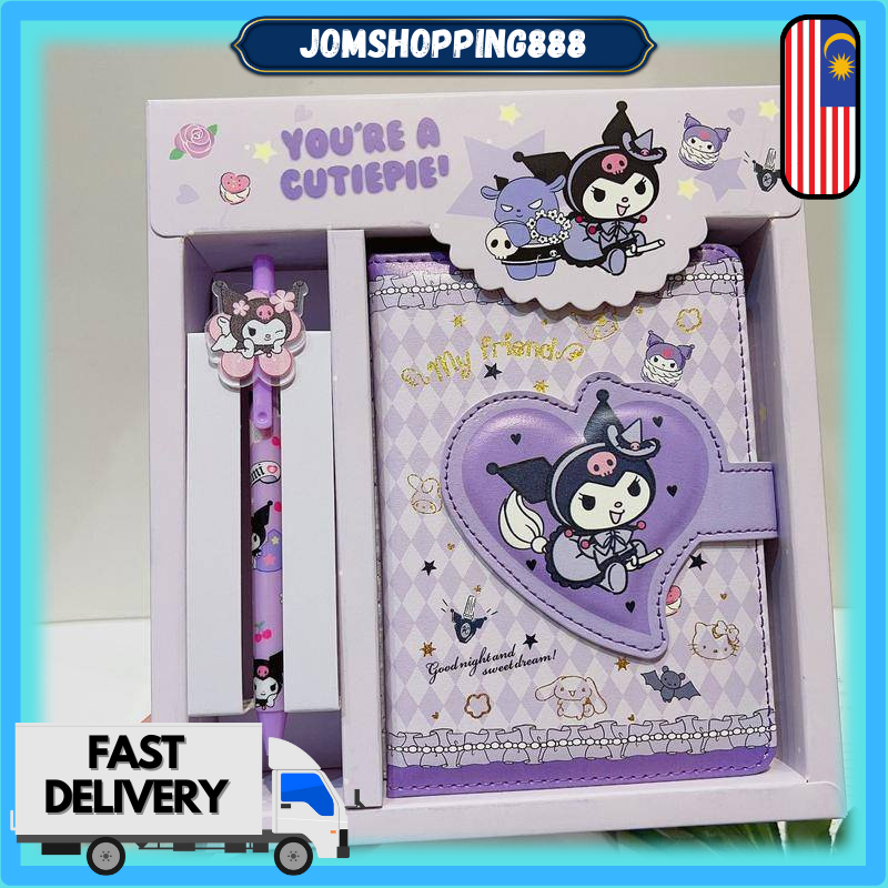 Stationery Set Melody Pompompurin Kuromi Cartoon Cute Creative