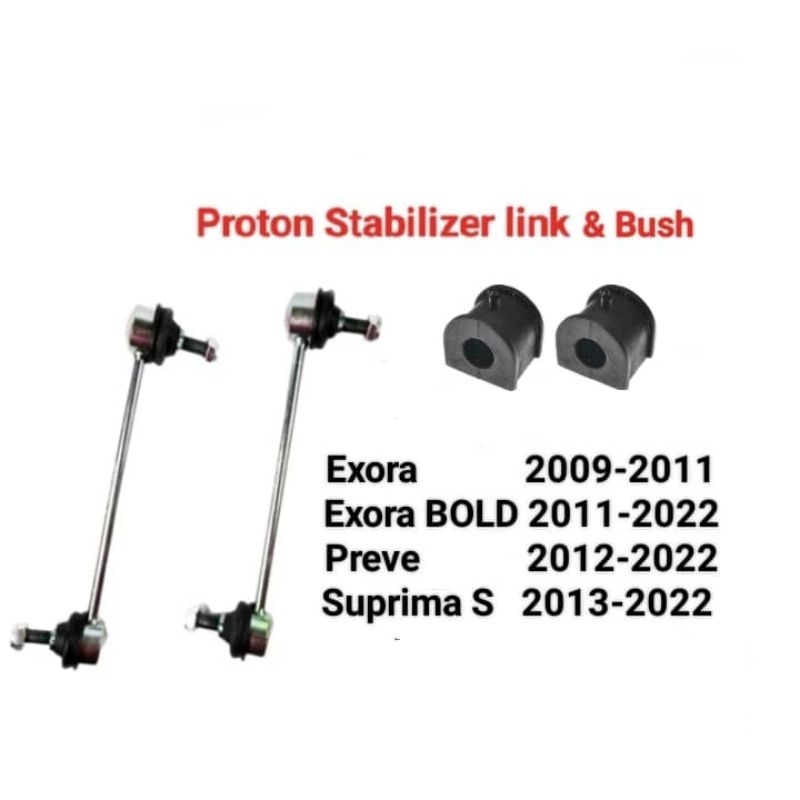 Proton Stabilizer Link/Bush FRONT (2pcs) Exora/ Exora bold/ Preve/Suprima S Shopee Malaysia
