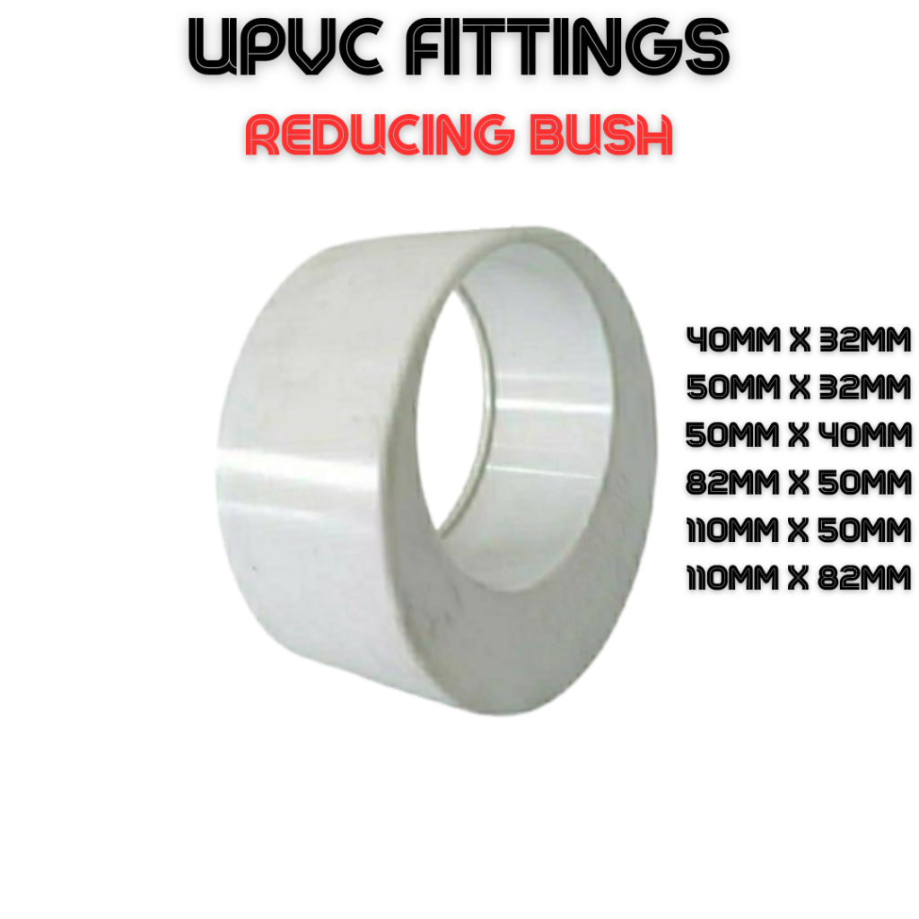 UPVC Reducing Bush UPVC Fittings Joint Connector Penyambung Paip FOR ...