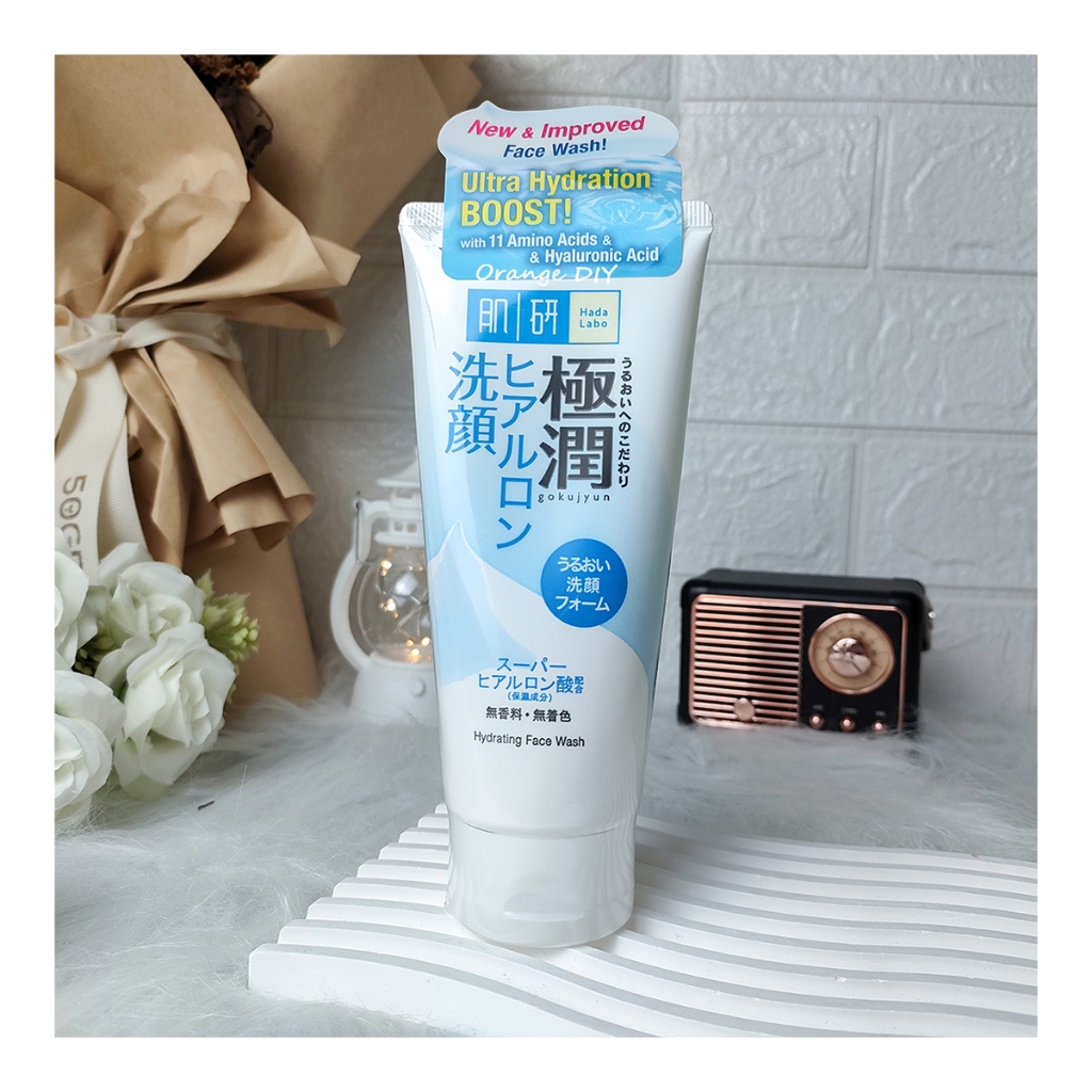 Hada Labo Hydrating Face Wash 100g Full Sized Shopee Malaysia