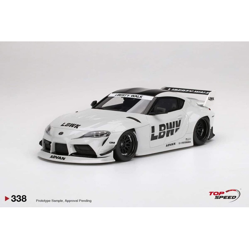 Top Speed Model 1:18 LBWK LB Works GR Supra Pearl White | Shopee Malaysia
