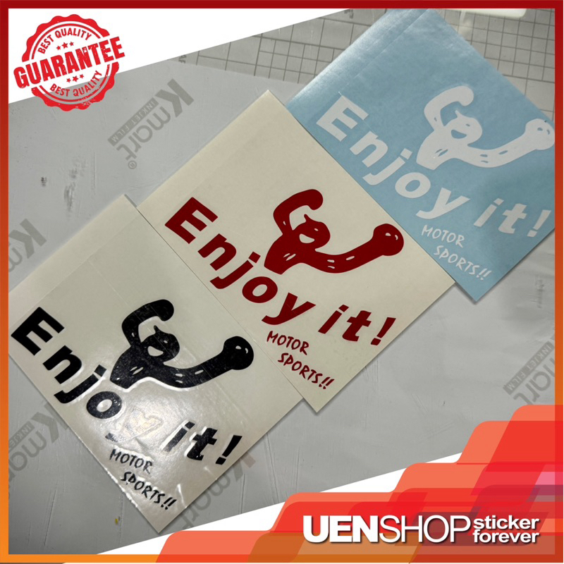 STICKER HONDA ENJOY IT! #honda #decal #enjoyit #jdm #oracal | Shopee ...