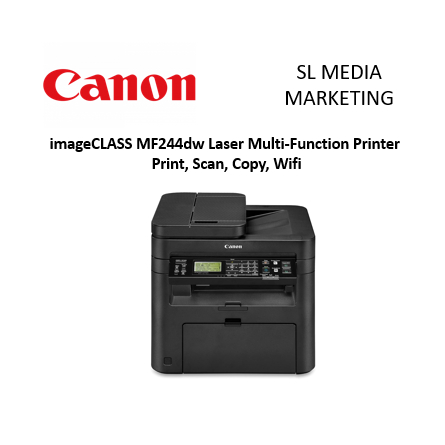 Canon ImageCLASS MF244dw All In One Monochrome WiFi Laser Printer   My 11134207 7r98z Lom8losbvgwm23