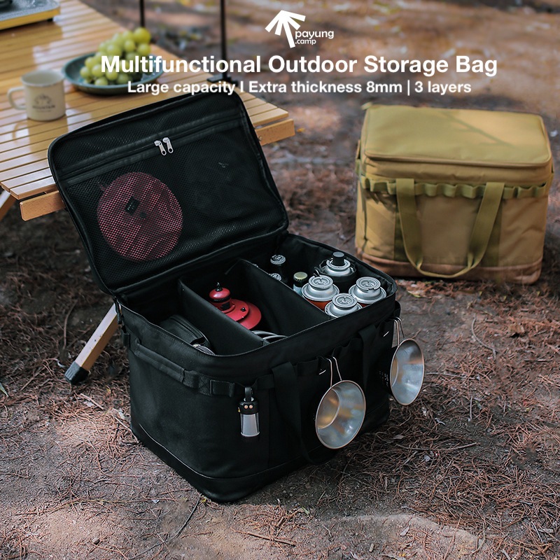 PAYUNG.CAMP Outdoor handbag anticollision storage box camping