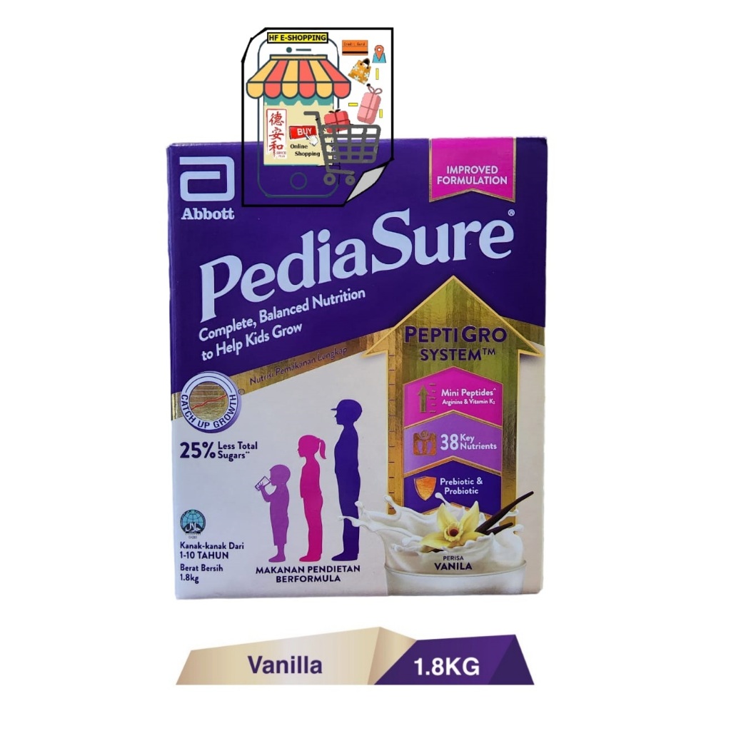 EXPIRE DATE05/2024 PEDIASURE Vanilla 1.8KG(Child Nutrition Supplement