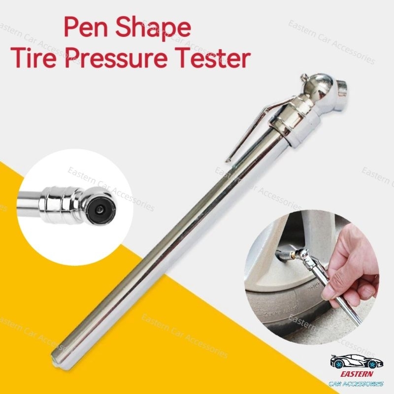Mini Tire Air Pressure Test Meter Pen Shape Car Motorcycle Vehicle ...