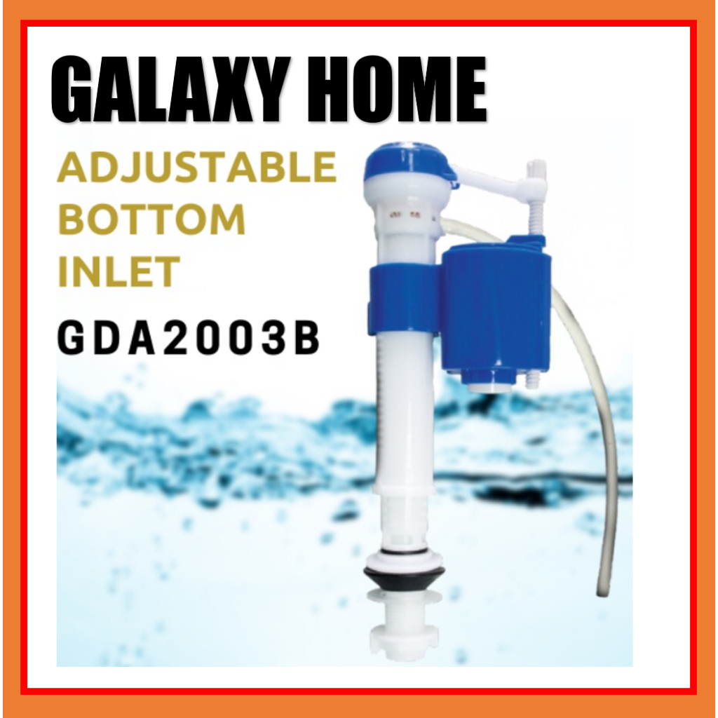 GOLDOLPHIN WC CISTERN WATER TANK UNIVERSAL ADJUSTABLE BOTTOM INLET ...