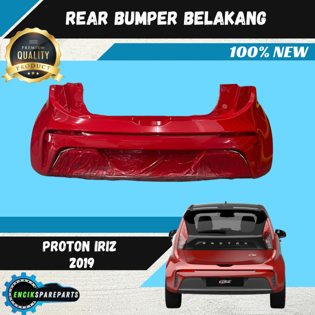 Proton Iriz 2019 Rear Bumper Belakang Original ( Ready Paint ) 100% New ...