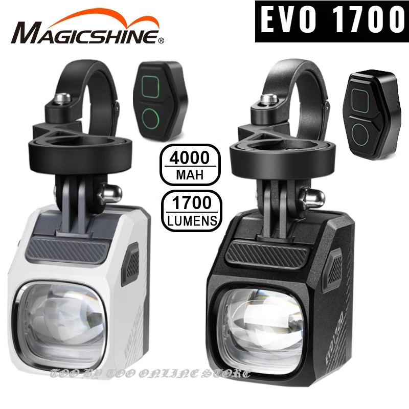MAGICSHINE EVO 1700 Rechargeable Bike Headlight Night Riding Underneath