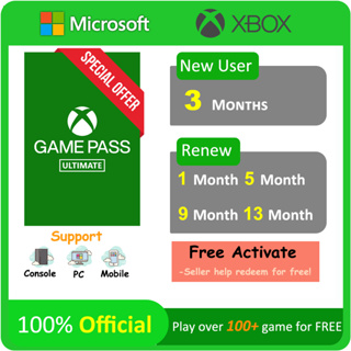 🔥XBOX GAME PASS ULTIMATE 12+1 Months | Whole Period AT ONCE ✅ GLOBAL
