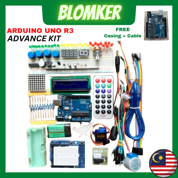 Arduino UNO R3 Advance Kit RBT Reka Bentuk | Shopee Malaysia
