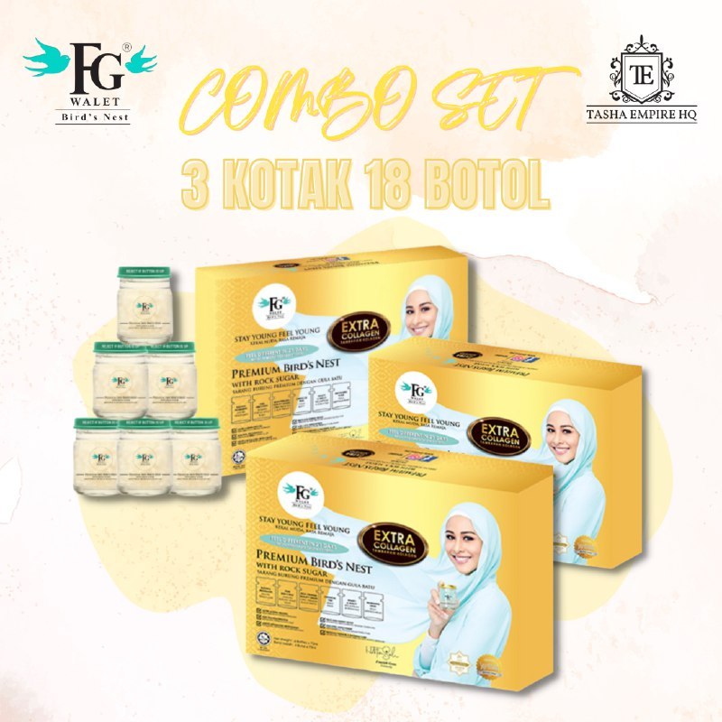 FG Walet Premium Bird Nest with Extra Collagen (FREE SHIPPING) Shopee Malaysia