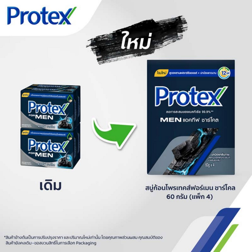 Protex Bar Soap For Men Charcoal 60 grams (pack of 4 bars) | Shopee ...