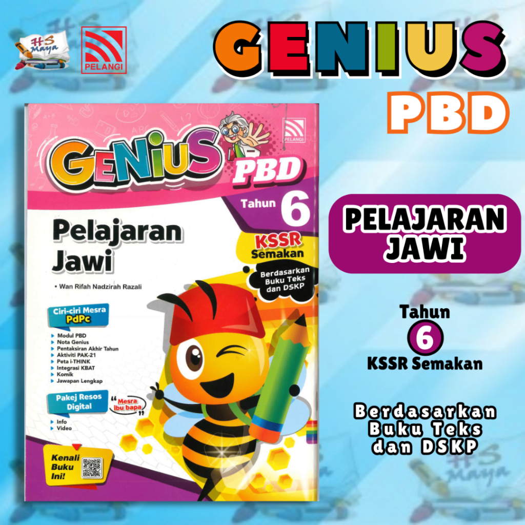 Buku Latihan GENIUS PBD PELAJARAN JAWI TAHUN 6 KSSR SEMAKAN 2023 ...