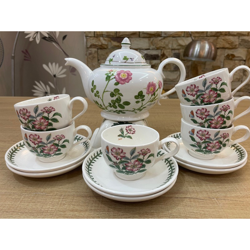 PORTMEIRION TEKO DAN CAWAN SET 6pasang | Shopee Malaysia