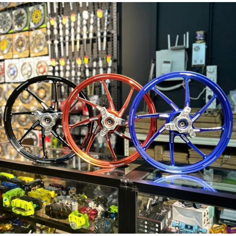 RIM NVX155 V1 V2/AEROX HYPERTEC PRO-RX8 CNC 1*6*1*6*17 | Shopee Malaysia