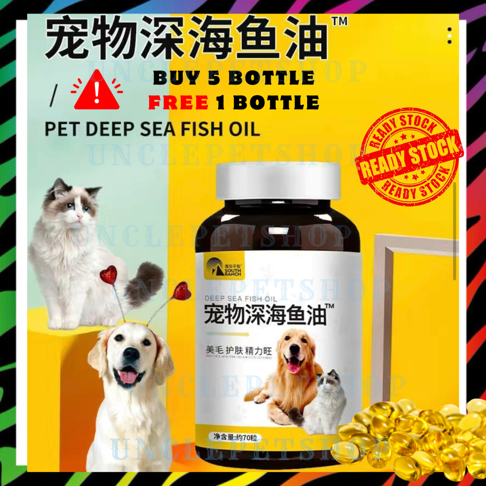 Pet Fish Oil For Dog & Cat 宠物鱼油 Deep Sea Fish Oil 深海鱼油 22/1/2026 EXP