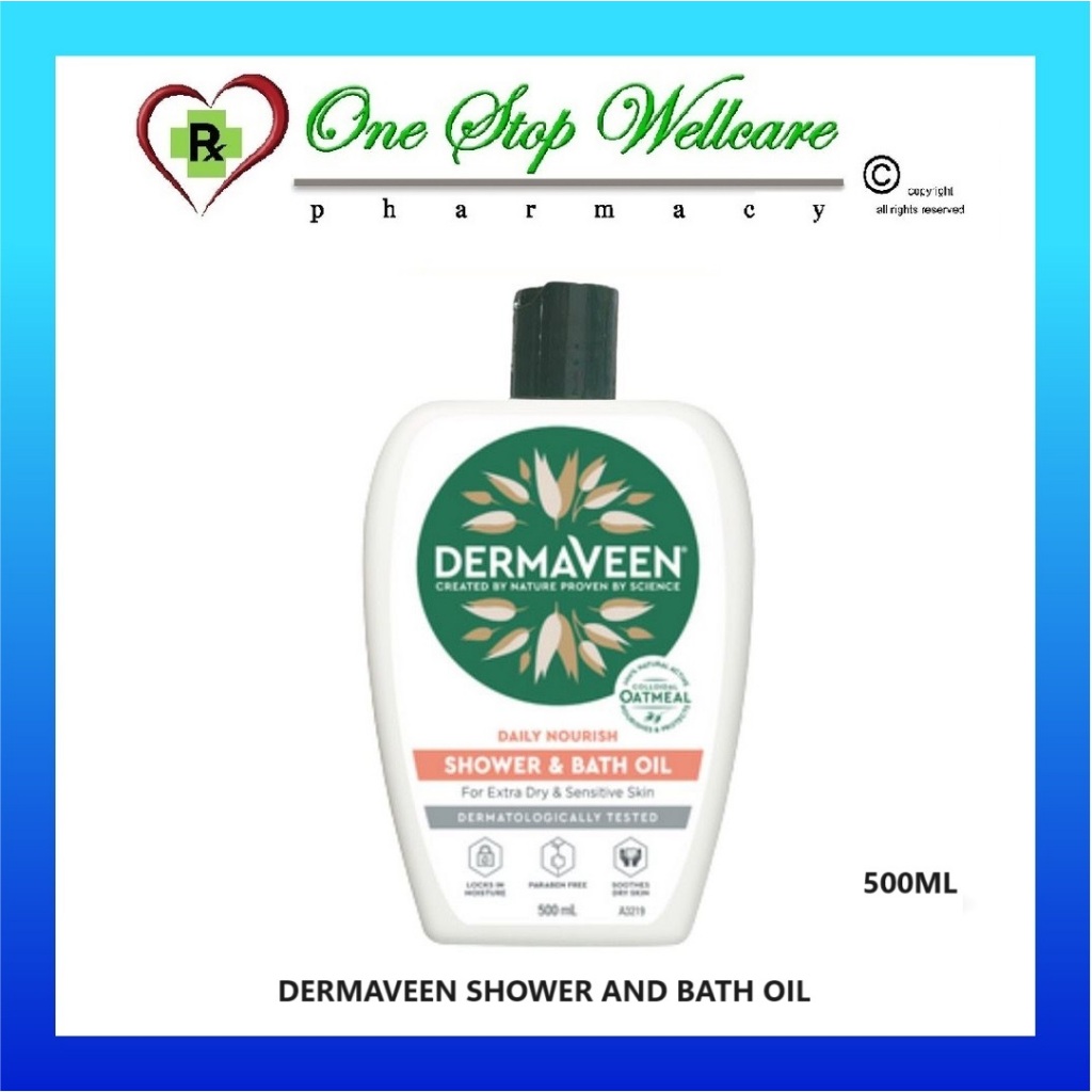 DERMAVEEN SHOWER AND BATH OIL 500ML (EXP08/2025) Shopee Malaysia